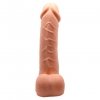 Wibrujące dildo w kolorze cielistym 7,8''